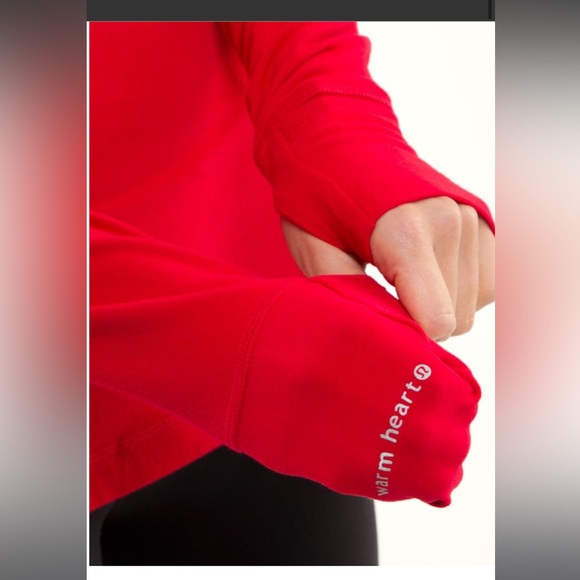 Lululemon Run Your Heart Out Pullover Size 6 Color Currant - Picture 3 of 13